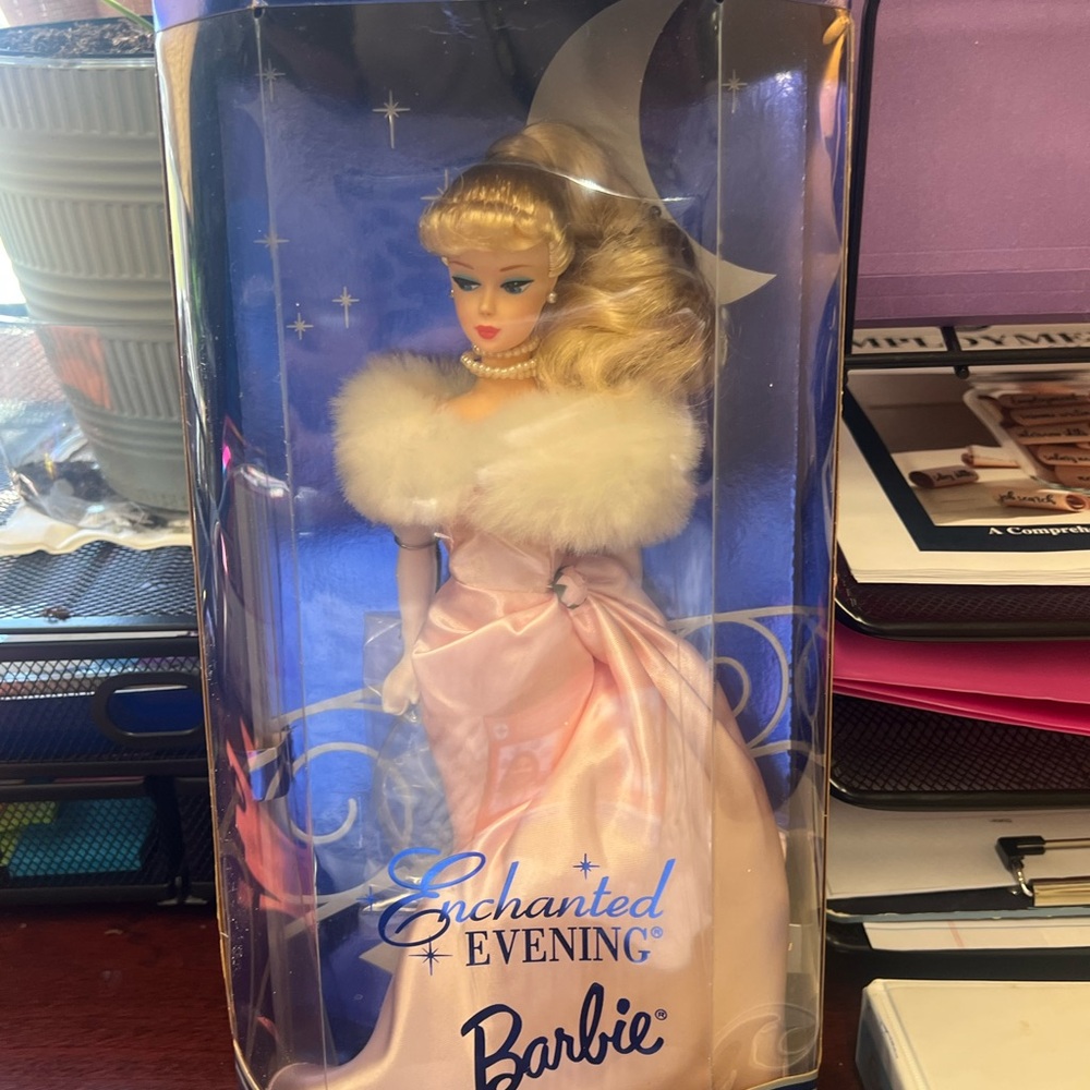 Barbie Enchanted Evening Pink and White Doll